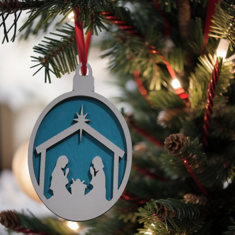 Nativity Christmas Ornament