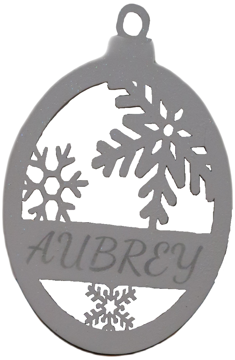 Personalized Snowflake Ornament