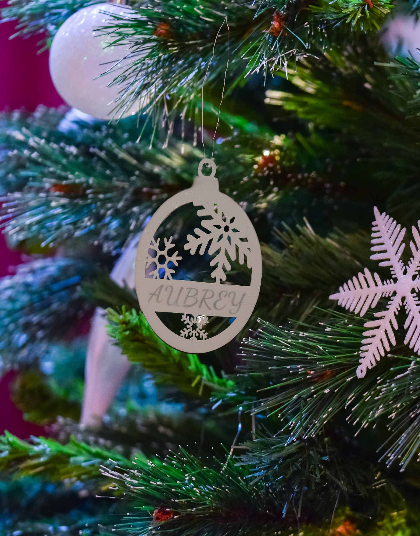 Personalized Snowflake Ornament